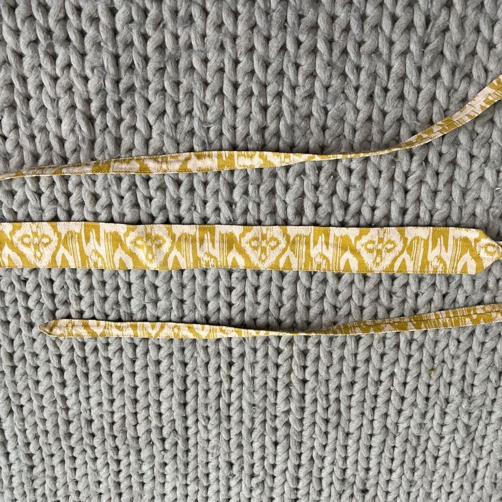 Ikat print cummerbund belt